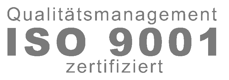 ISO 9001 zertifiziert_dunkelgrau